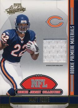 2008 Playoff Absolute Memorabilia - Rookie Jersey Collection #15 Matt Forte Front