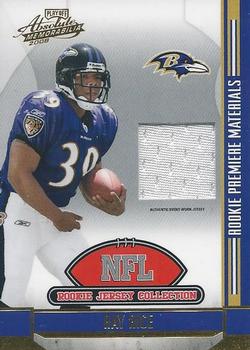 2008 Playoff Absolute Memorabilia - Rookie Jersey Collection #19 Ray Rice Front