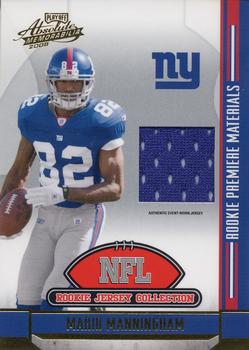 2008 Playoff Absolute Memorabilia - Rookie Jersey Collection #21 Mario Manningham Front