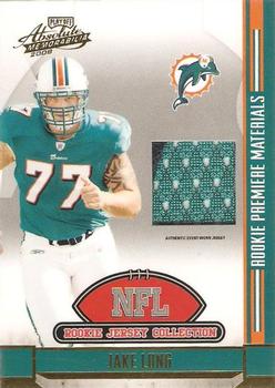 2008 Playoff Absolute Memorabilia - Rookie Jersey Collection #27 Jake Long Front