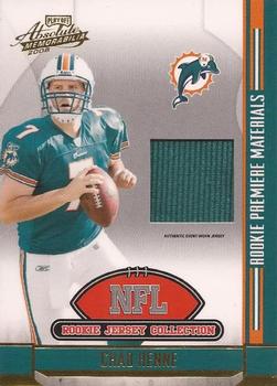 2008 Playoff Absolute Memorabilia - Rookie Jersey Collection #33 Chad Henne Front