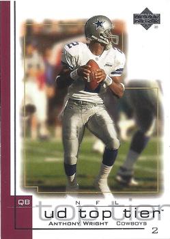 2001 Upper Deck Top Tier #50 Anthony Wright Front