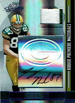 2008 Playoff Absolute Memorabilia - Rookie Premiere Materials Autographs Embossed Hologram Prime #274 Jordy Nelson Front