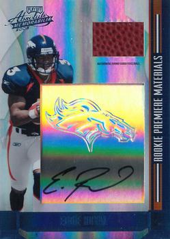 2008 Playoff Absolute Memorabilia - Rookie Premiere Materials Autographs Embossed Hologram Prime #277 Eddie Royal Front