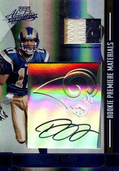2008 Playoff Absolute Memorabilia - Rookie Premiere Materials Autographs Embossed Hologram Prime #283 Donnie Avery Front