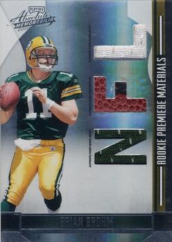 2008 Playoff Absolute Memorabilia - Rookie Premiere Materials NFL #256 Brian Brohm Front