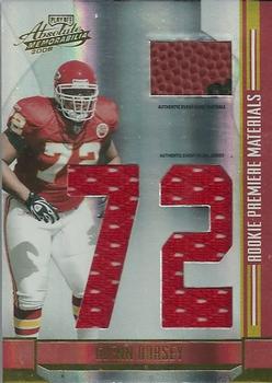 2008 Playoff Absolute Memorabilia - Rookie Premiere Materials Oversize Jersey Number #275 Glenn Dorsey Front
