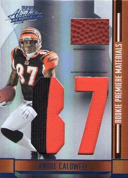 2008 Playoff Absolute Memorabilia - Rookie Premiere Materials Oversize Jersey Number Prime #272 Andre Caldwell Front