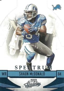 2008 Playoff Absolute Memorabilia - Spectrum Blue #53 Shaun McDonald Front
