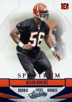2008 Playoff Absolute Memorabilia - Spectrum Blue #203 Keith Rivers Front
