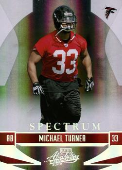 2008 Playoff Absolute Memorabilia - Spectrum Silver #8 Michael Turner  Front