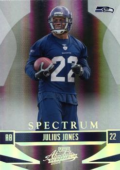 2008 Playoff Absolute Memorabilia - Spectrum Silver #131 Julius Jones  Front