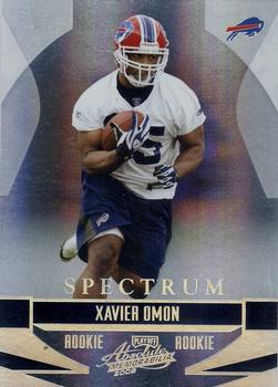 2008 Playoff Absolute Memorabilia - Spectrum Silver #249 Xavier Omon  Front
