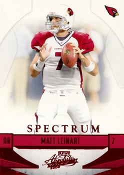 2008 Playoff Absolute Memorabilia - Spectrum Red #5 Matt Leinart Front