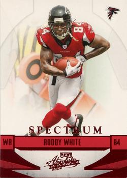 2008 Playoff Absolute Memorabilia - Spectrum Red #7 Roddy White Front