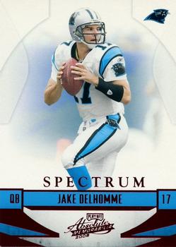 2008 Playoff Absolute Memorabilia - Spectrum Red #20 Jake Delhomme Front