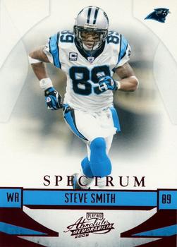 2008 Playoff Absolute Memorabilia - Spectrum Red #22 Steve Smith Front