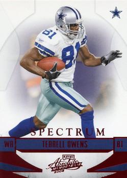 2008 Playoff Absolute Memorabilia - Spectrum Red #40 Terrell Owens Front