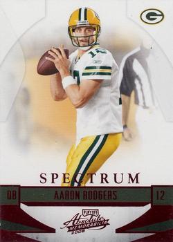 2008 Playoff Absolute Memorabilia - Spectrum Red #54 Aaron Rodgers Front