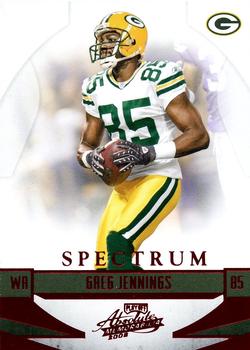 2008 Playoff Absolute Memorabilia - Spectrum Red #55 Greg Jennings Front