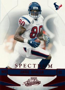 2008 Playoff Absolute Memorabilia - Spectrum Red #61 Andre Johnson Front