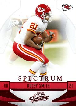 2008 Playoff Absolute Memorabilia - Spectrum Red #77 Kolby Smith Front