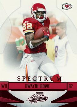 2008 Playoff Absolute Memorabilia - Spectrum Red #78 Dwayne Bowe Front