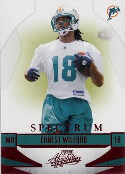 2008 Playoff Absolute Memorabilia - Spectrum Red #81 Ernest Wilford Front
