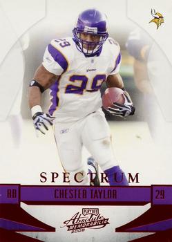2008 Playoff Absolute Memorabilia - Spectrum Red #85 Chester Taylor Front