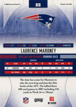 2008 Playoff Absolute Memorabilia - Spectrum Red #88 Laurence Maroney Back