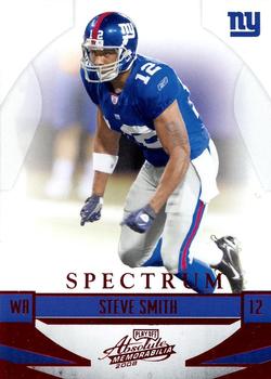 2008 Playoff Absolute Memorabilia - Spectrum Red #100 Steve Smith Front