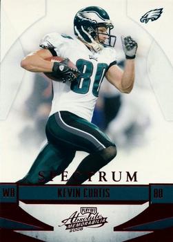 2008 Playoff Absolute Memorabilia - Spectrum Red #112 Kevin Curtis Front