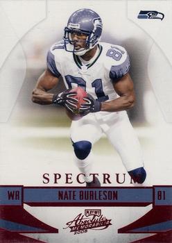 2008 Playoff Absolute Memorabilia - Spectrum Red #130 Nate Burleson Front