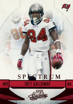 2008 Playoff Absolute Memorabilia - Spectrum Red #139 Joey Galloway Front