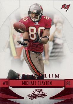 2008 Playoff Absolute Memorabilia - Spectrum Red #140 Michael Clayton Front