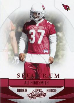 2008 Playoff Absolute Memorabilia - Spectrum Red #153 Ali Highsmith Front