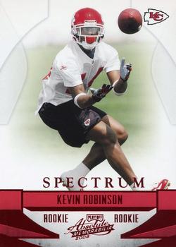 2008 Playoff Absolute Memorabilia - Spectrum Red #208 Kevin Robinson Front