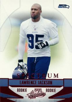 2008 Playoff Absolute Memorabilia - Spectrum Red #210 Lawrence Jackson Front