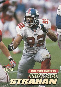 2001 Ultra #68 Michael Strahan Front