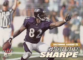 2001 Ultra #132 Shannon Sharpe Front