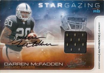 2008 Playoff Absolute Memorabilia - Star Gazing Materials Autographs #SG 3 Darren McFadden Front