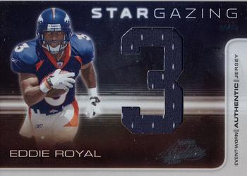2008 Playoff Absolute Memorabilia - Star Gazing Materials Oversize Jersey Number #SG 7 Eddie Royal Front