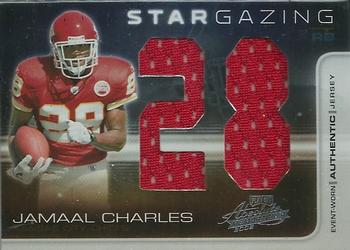 2008 Playoff Absolute Memorabilia - Star Gazing Materials Oversize Jersey Number #SG 9 Jamaal Charles Front