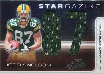 2008 Playoff Absolute Memorabilia - Star Gazing Materials Oversize Jersey Number #SG 12 Jordy Nelson Front