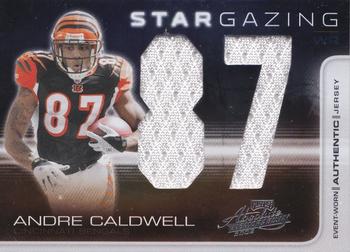2008 Playoff Absolute Memorabilia - Star Gazing Materials Oversize Jersey Number #SG 34 Andre Caldwell Front