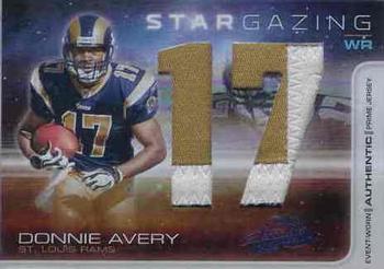 2008 Playoff Absolute Memorabilia - Star Gazing Materials Oversize Jersey Number Prime #SG 5 Donnie Avery Front