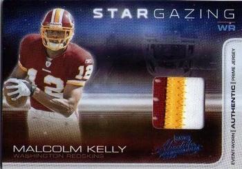 2008 Playoff Absolute Memorabilia - Star Gazing Materials Prime #SG 14 Malcolm Kelly Front
