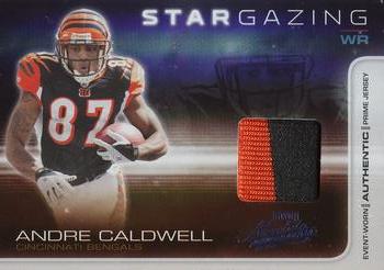 2008 Playoff Absolute Memorabilia - Star Gazing Materials Prime #SG 34 Andre Caldwell Front
