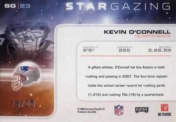 2008 Playoff Absolute Memorabilia - Star Gazing Spectrum #SG 23 Kevin O'Connell Back