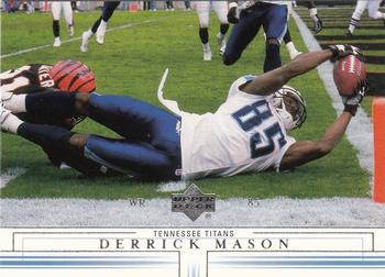 2001 Upper Deck #169 Derrick Mason Front